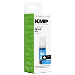 KMP Ink refill náhradní Epson 102, T03R2 kompatibilní azurová 70 ml E183 1642,0003