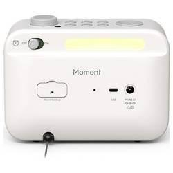 Pure Moment 252449 radiobudík, FM, DAB+, USB, DAB+, Bluetooth, FM, Ambientní osvětlení, Bavlněná bílá