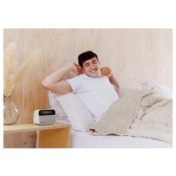 Pure Moment 252449 radiobudík, FM, DAB+, USB, DAB+, Bluetooth, FM, Ambientní osvětlení, Bavlněná bílá