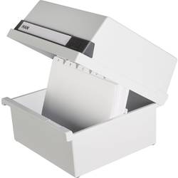 HAN 965-11 965-11 kartotéční krabice světle šedá max. počet karet: 800 karet DIN A5 na šířku