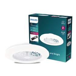Philips LED Amigo stropní ventilátor 20 W, 42 W (Ø x v) 490 mm x 137 mm třpytivý efekt s osvětlením, stmívatelný