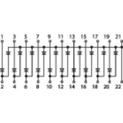 WAGO 289-151 Diodové hradlo, vhodné pro montáž na lištu 0.08 - 2.5 mm² Množství: 1 ks