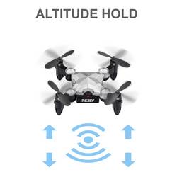 Reely Suitcase mini drone dron RtF pro začátečníky, s kamerou stříbrnočerná