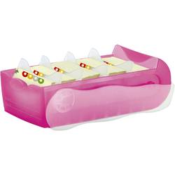 HAN CROCO 997-663 kartotéční box průsvitná, růžová max. počet karet: 900 karet DIN A7 na šířku vč. 100 linkovaných karet