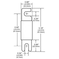 ANL pojistka HiFi v autě 150 A Sinuslive ANL-150A 1 ks