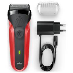 Braun Series 3 300s 81569932 foliový zastřihovač červená, černá