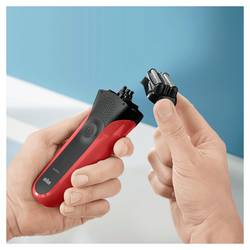 Braun Series 3 300s 81569932 foliový zastřihovač červená, černá