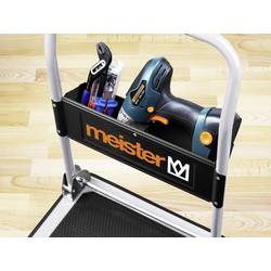 Meister Werkzeuge 8985530 skládací, s odkládací přihrádkou plošinový vozík, ocel, max. zatížení 150 kg