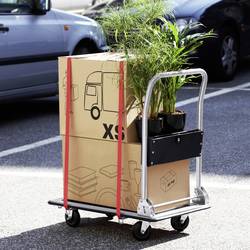 Meister Werkzeuge 8985530 skládací, s odkládací přihrádkou plošinový vozík, ocel, max. zatížení 150 kg