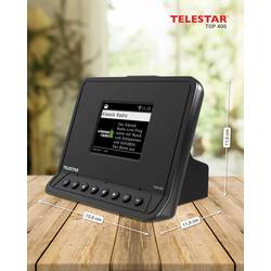 Telestar TOP 400 Schwarz internetové rádio černá