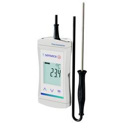 Senseca ECO 121-H-D alarmový teploměr, typ senzoru Pt1000, kompatibilní s HACCP, IP65, bleskově, s ponornou/penetrační sondou, s pevnou sondou, kontaktní měření
