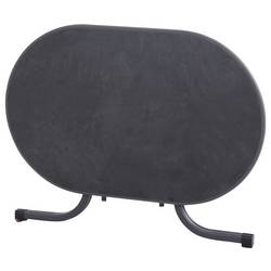 Siena Garden Paco N47122 zahradní stůl ocel, Melamin antracit (matný), břidlicová, antická