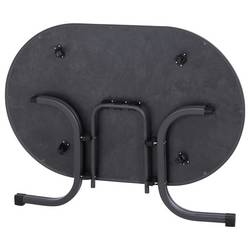 Siena Garden Paco N47122 zahradní stůl ocel, Melamin antracit (matný), břidlicová, antická