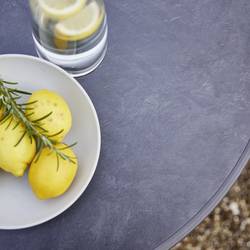 Siena Garden Paco N47122 zahradní stůl ocel, Melamin antracit (matný), břidlicová, antická