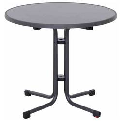 Siena Garden N47121 zahradní stůl ocel, Melamin antracit (matný), břidlicová, antická