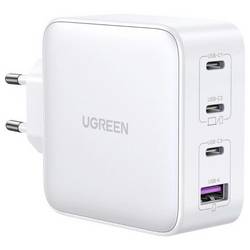 UGREEN 15337 nabíjecí adaptér, USB-C® zásuvka, USB-C® zásuvka, USB-C® zásuvka, USB-A zásuvka, 100 W, Dodávka energie, bílá
