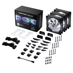 Phanteks D30 PWM Reverse Airflow D-RGB PC větrák s krytem (š x v x h) 140 x 30 x 140 mm