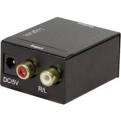LogiLink CA0102 Toslink / cinch audio adaptér [2x cinch zásuvka, cinch zásuvka - 1x Toslink zásuvka (ODT), cinch zásuvka] černá