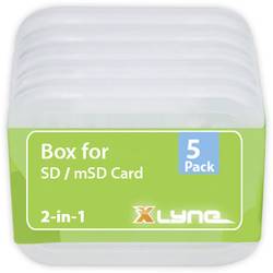 Xlyne 177568 pouzdro na paměťové karty paměťová karta SD transparentní