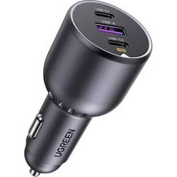 UGREEN 35025 Dobíjecí stanice pro automobily, USB 2.0 zásuvka A, USB-C® zásuvka, USB-C® zásuvka, 100 W, šedá