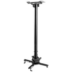 Neomounts CL25-550BL1 stropní držák projektoru stropní držák, naklápěcí + nakláněcí, nastavitelná výška, otočný vzd. země-strop (max.): 114.5 cm černá