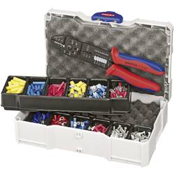Knipex 97 90 25 sada krimpovacích kleští izolované kabelové koncovky , neizolované zástrčky , plochý konektor, ploché zásuvky , izolované dotykové zástrčky ,