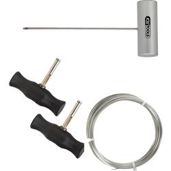 Sada nožů s 4-hranným řezným drátem, 4 ks KS Tools 140.2250 KS Tools 140.2250