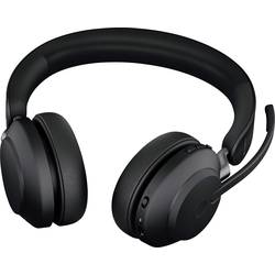 Jabra Evolve2 65 UC Headset otevřená (On Ear) Bluetooth® stereo černá regulace hlasitosti, Indikátor nabití, Vypnutí zvuku mikrofonu telefon