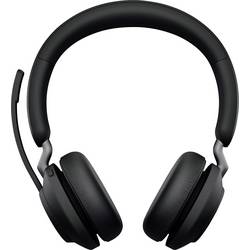 Jabra Evolve2 65 UC Headset otevřená (On Ear) Bluetooth® stereo černá regulace hlasitosti, Indikátor nabití, Vypnutí zvuku mikrofonu telefon