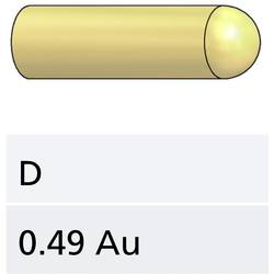 PTR Hartmann 1007-D-0.7N-AU-0.5 přesný testovací hrot