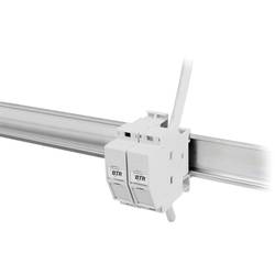 Metz Connect 130B127003-E síťová zásuvka montáž na lištu CAT 6A šedobílá (RAL 7035)