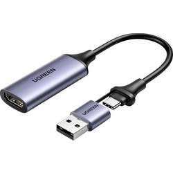UGREEN 40189 Video Capture System USB rozdělování obrazu, Plug und Play, 40189