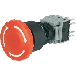 TRU COMPONENTS LAS1-BY-33TSA nouzový vypínač 250 V/AC 3 A 3 rozpínací kontakty, 3 spínací kontakty IP40 1 ks