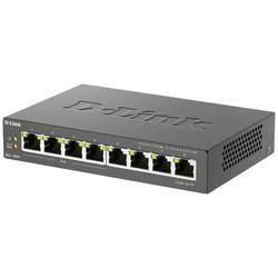 D-Link DGS-1008P síťový switch, 8 portů, 1 GBit/s, funkce PoE