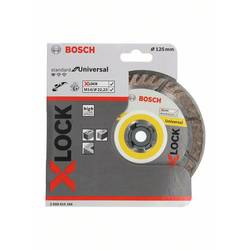 Bosch Accessories 2608615166 X-LOCK Diamanttrennscheibe Sta 125x22,23x1,6x10mm Universal diamantový řezný kotouč Průměr 125 mm 1 ks