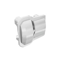 Traxxas TRX-9738-SATIN Kryt diferenciálu, saténový, chrom, TRX-4M