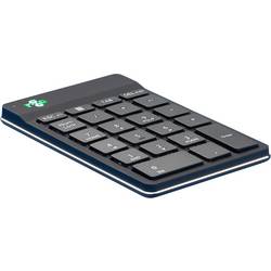 R-GO Tools Numpad Break Bluetooth®, bezdrátový číselná klávesnice ergonomická, Tiché klávesy černá