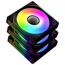 Xigmatek Infinity G20A PC větrák s krytem černá (š x v x h) 120 x 25 x 120 mm včetně LED osvětlení