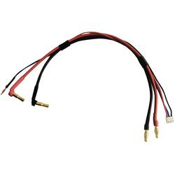 XCeed nabíjecí kabel [2x 4mm zástrčka se zlatým kontaktem - 2x 4mm zástrčka se zlatým kontaktem, 5 mm zástrčka se zlatým kontaktem] 0.60 m flexibilní provedení