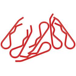 XCeed 1:8 karoserie s otvory pro svorky červená (fluorescenční) 1 ks