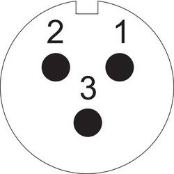 Weipu SF1210/S3 I kulatý faston, 1 ks