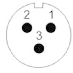 Weipu SF1210/S3 I kulatý faston, 1 ks