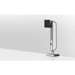 SpeaKa Professional SP-MM-1040 držák na stůl pro monitor 1 Displej: (s) 43,2 cm (17) - 124,5 cm (49) černá, Silver otočný, naklápěcí, otočný, nastavitelná výška