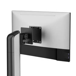SpeaKa Professional SP-MM-1040 držák na stůl pro monitor 1 Displej: (s) 43,2 cm (17) - 124,5 cm (49) černá, Silver otočný, naklápěcí, otočný, nastavitelná výška