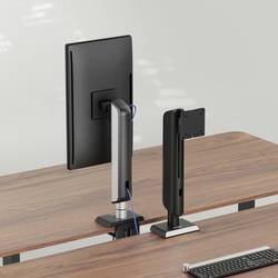SpeaKa Professional SP-MM-1040 držák na stůl pro monitor 1 Displej: (s) 43,2 cm (17) - 124,5 cm (49) černá, Silver otočný, naklápěcí, otočný, nastavitelná výška