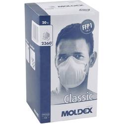 Moldex Klassiker 236015 respirátor proti jemnému prachu FFP1 D 20 ks EN 149:2001, EN 149:2009 DIN 149:2001, DIN 149:2009