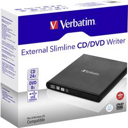 Verbatim 98938 externí DVD vypalovačka Retail USB 2.0 černá