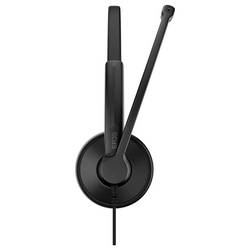 EPOS IMPACT 100 MS Headset otevřená (On Ear) kabelová mono černá Potlačení hluku headset, Vypnutí zvuku mikrofonu, regulace hlasitosti, Tlačítko Microsoft