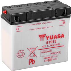 Yuasa 51913 motobaterie 12 V 19 Ah Typ pólů: Šroubová svorka typ 10
