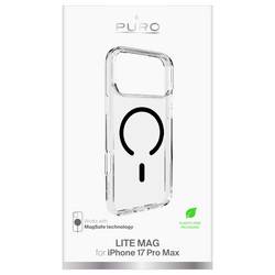 Puro Cover Apple iPhone 17 Pro Max transparentní, černá PUIPC17P69LITEMBLK